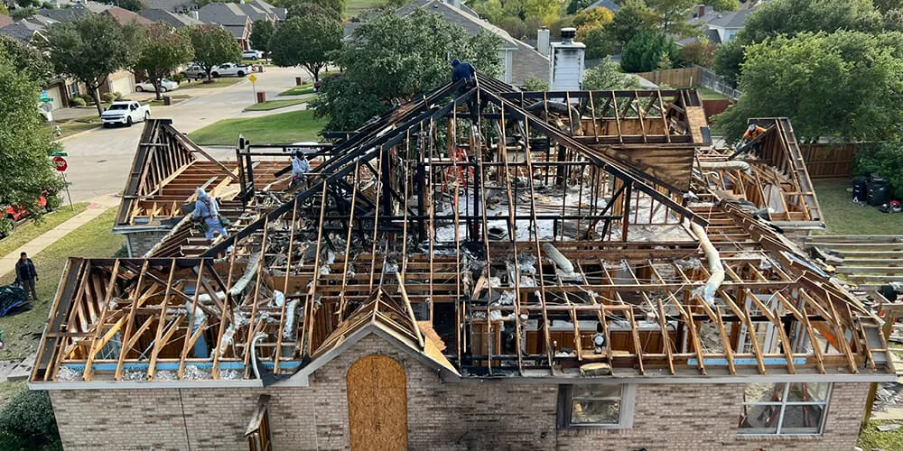 fire damage restoration